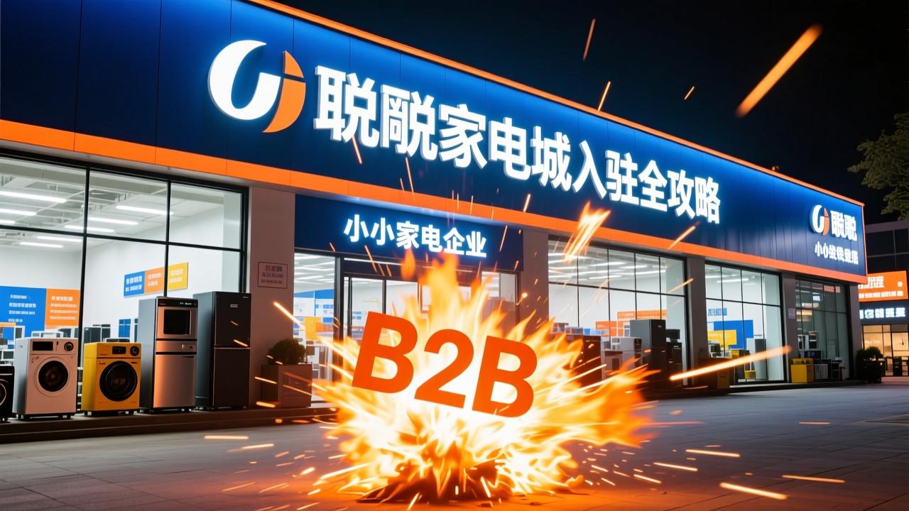 慧聪家电城入驻全攻略：中小家电企业如何通过B2B平台实现销量爆发