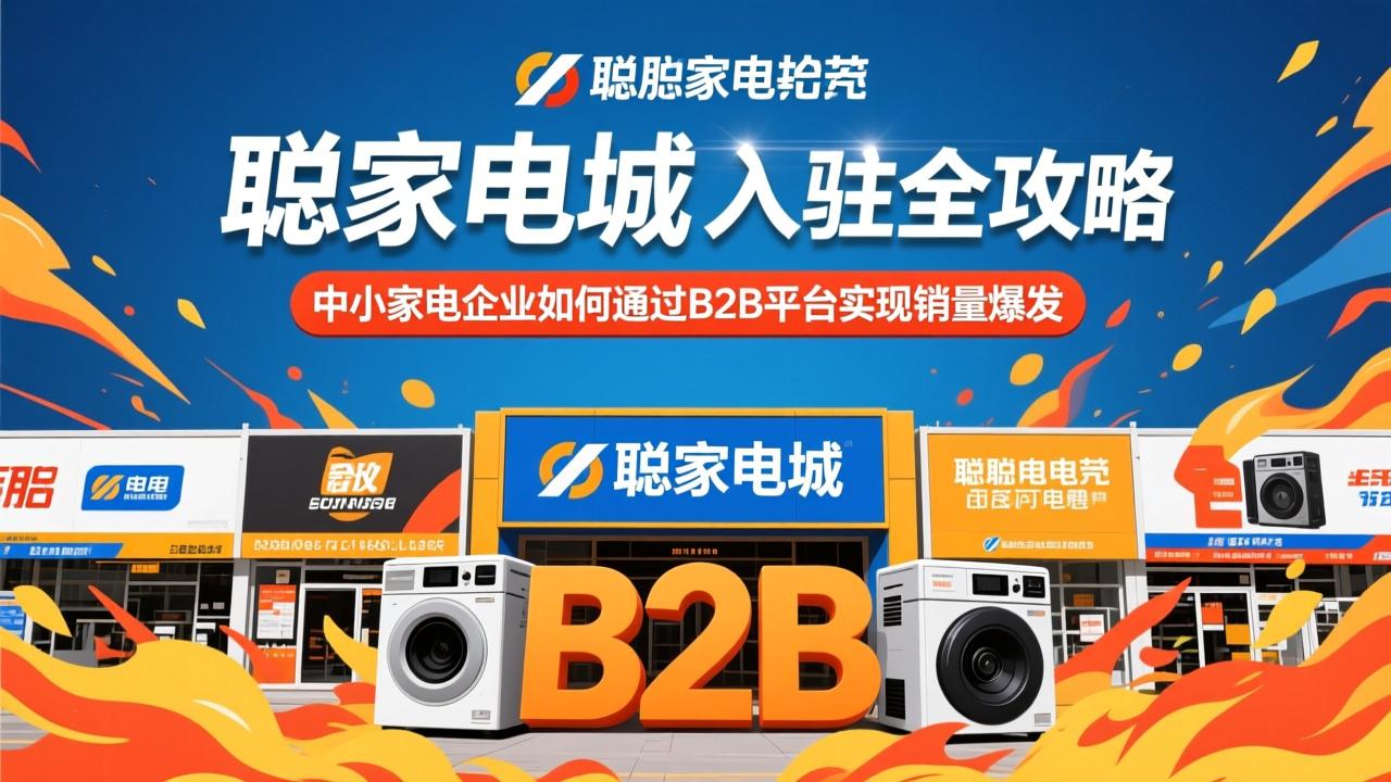 慧聪家电城入驻全攻略:中小家电企业如何通过B2B平台实现销量爆发 第2张 慧聪家电城入驻全攻略:中小家电企业如何通过B2B平台实现销量爆发 第2张
