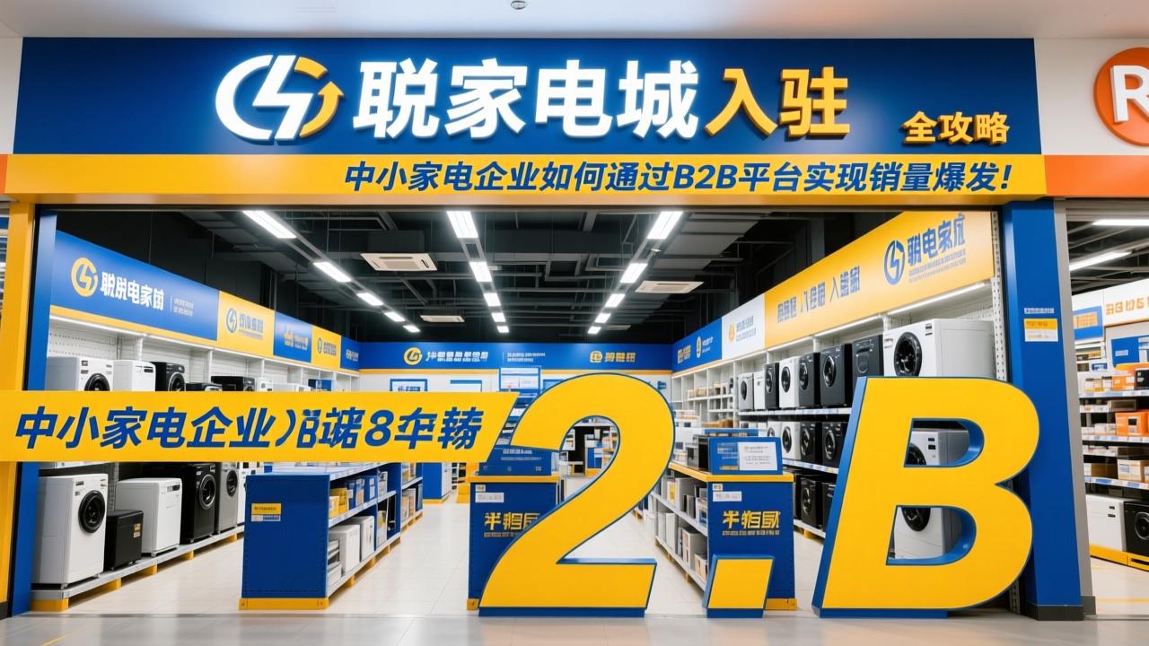 慧聪家电城入驻全攻略:中小家电企业如何通过B2B平台实现销量爆发 第3张 慧聪家电城入驻全攻略:中小家电企业如何通过B2B平台实现销量爆发 第3张
