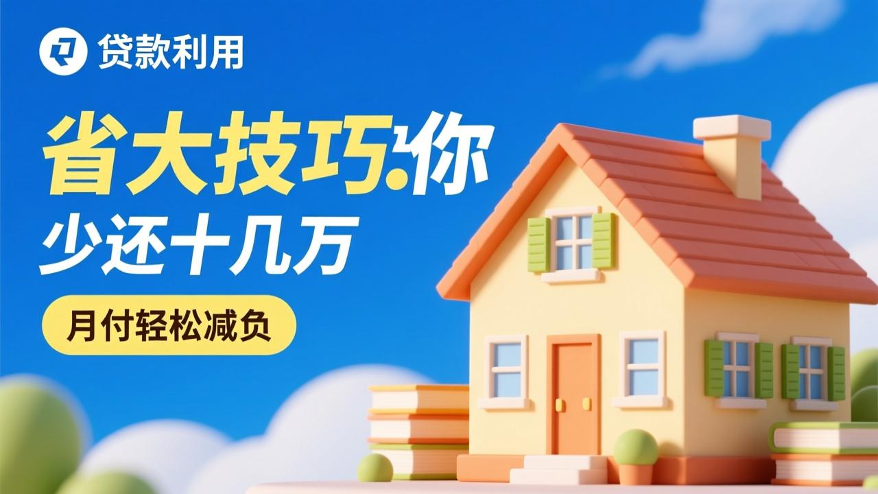 购房贷款利息怎么省？5大技巧帮你少还十几万，月供轻松减负  第2张
