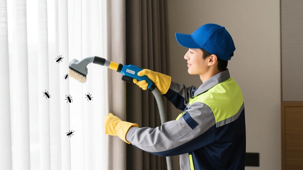 专业洗窗帘服务上门：省心解决家庭清洁难题，告别灰尘螨虫困扰  第2张