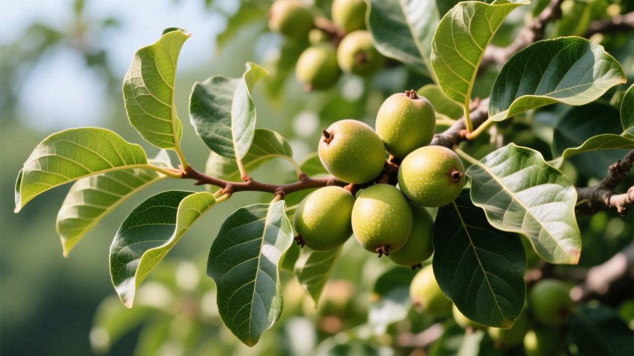 坚果树图片识别全攻略：从叶片到果实，一图看懂各类坚果树特征与AI辨识技巧  第2张