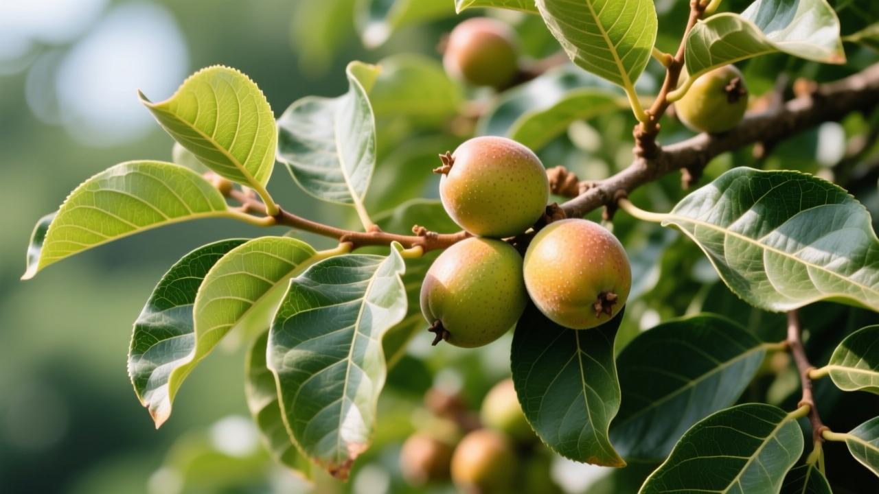 坚果树图片识别全攻略：从叶片到果实，一图看懂各类坚果树特征与AI辨识技巧  第3张