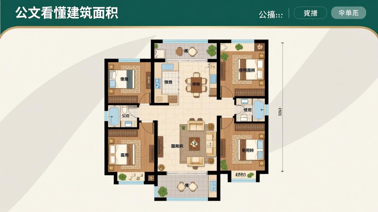 房屋面积怎么算？一文看懂建筑面积、使用面积和公摊的计算方法  第3张