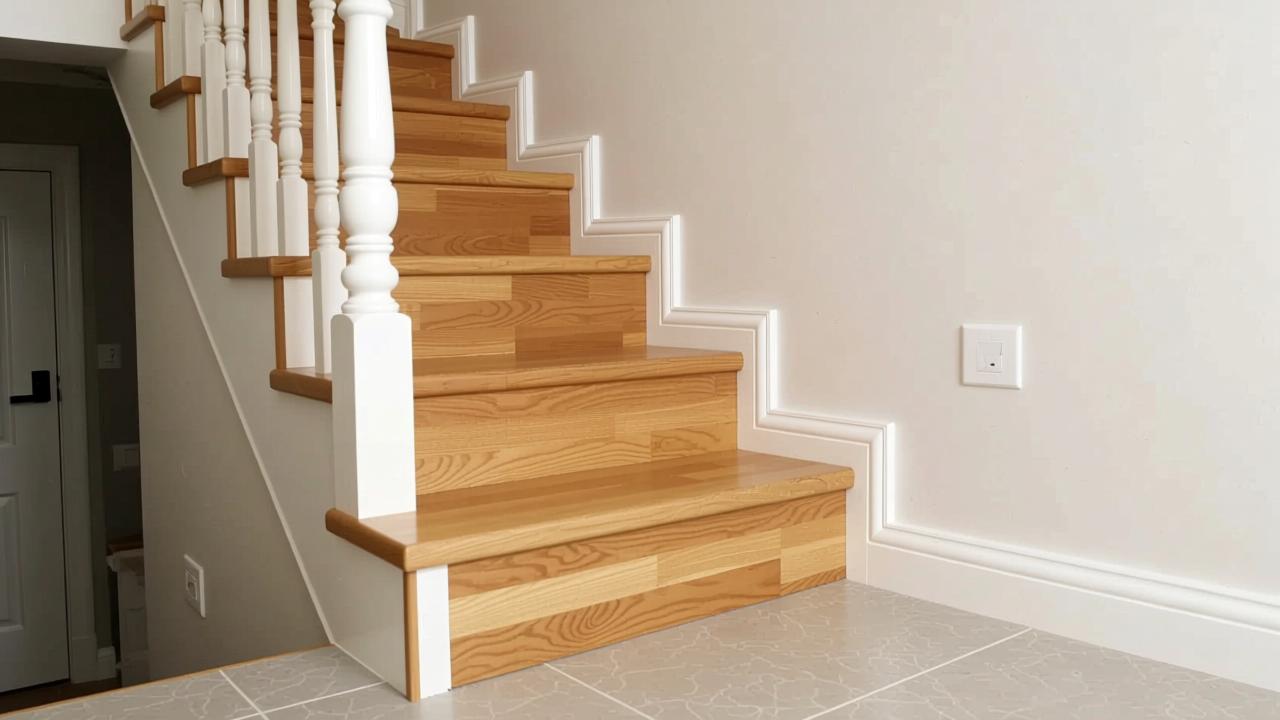 楼梯踏步踢脚线怎么选?保护+美观+易清洁,装修必看实用指南 第2张 楼梯踏步踢脚线怎么选?保护+美观+易清洁,装修必看实用指南 第2张