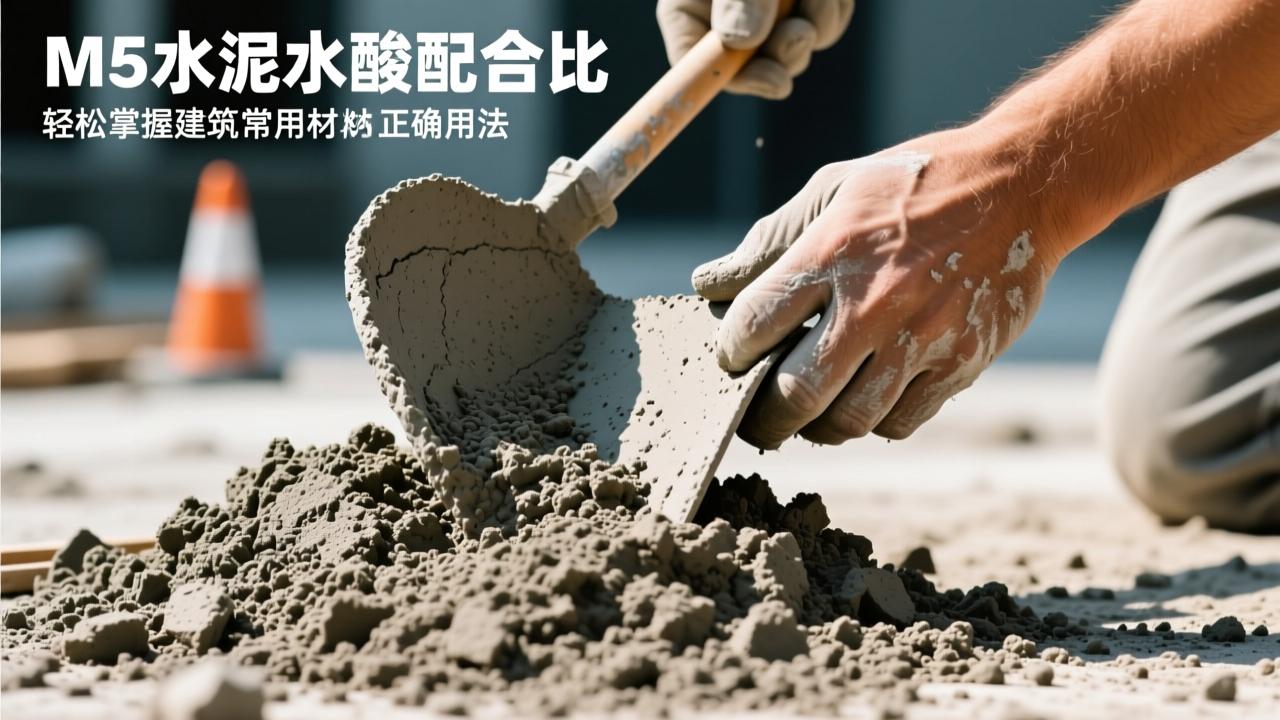 M5水泥砂浆配合比与施工全解析：轻松掌握建筑常用材料的正确用法