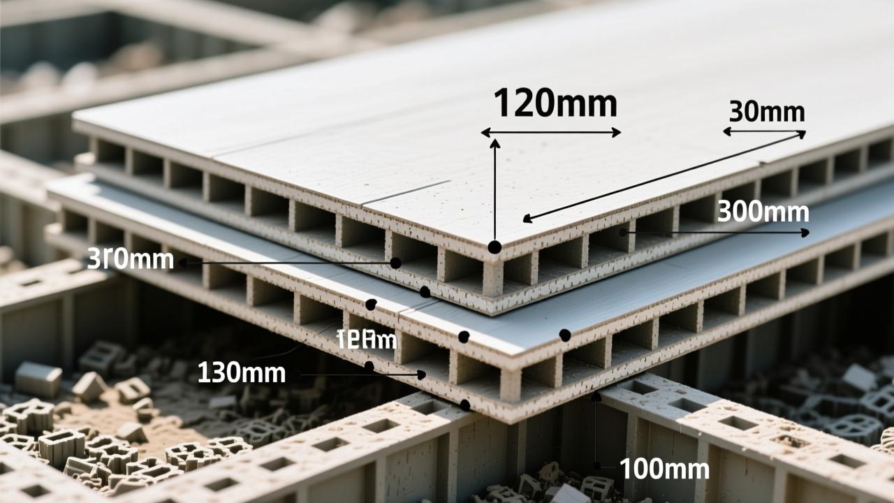 预制板厚度多少合适?120mm到300mm如何选择才不浪费又安全