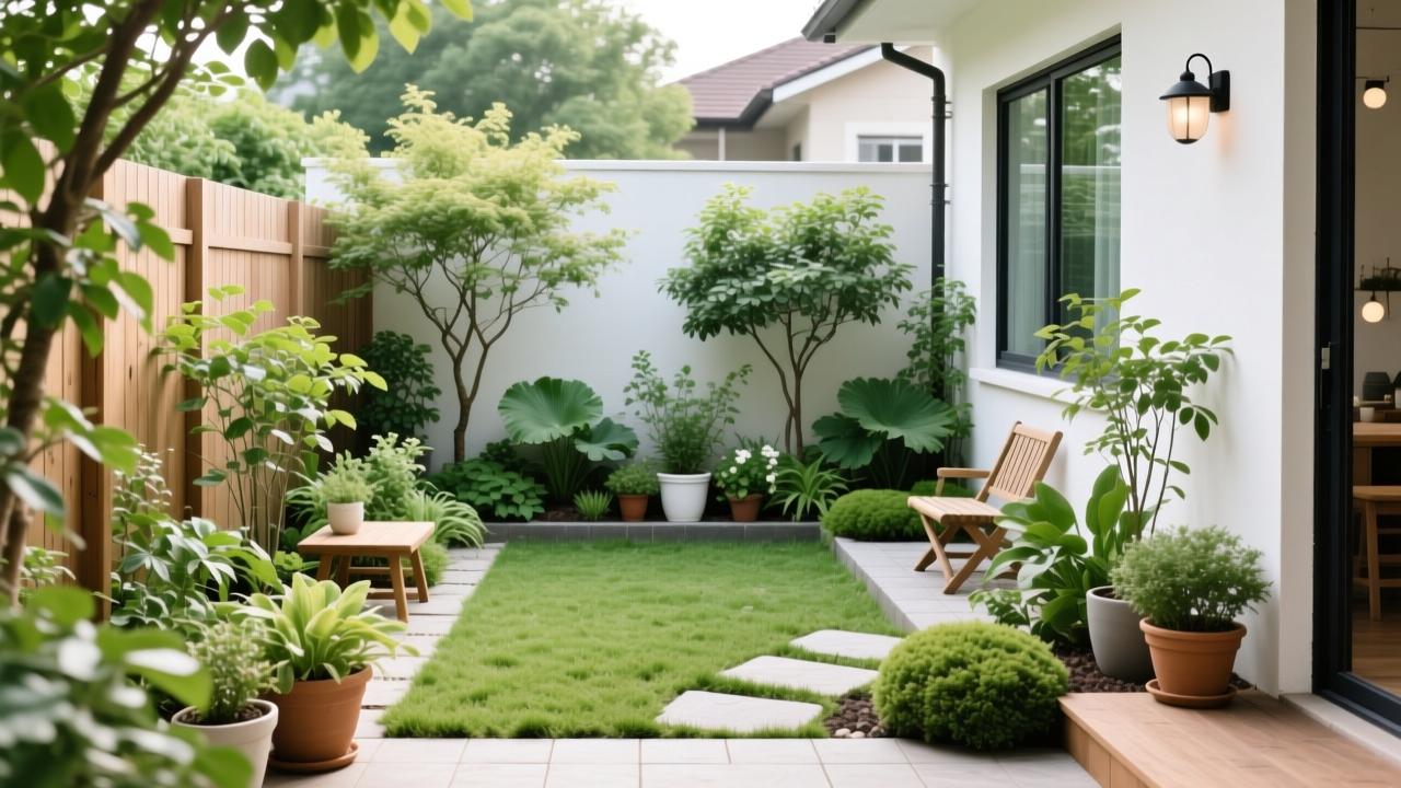 庭院小花园设计怎么做?10平米也能打造治愈系私家花园的4个秘诀