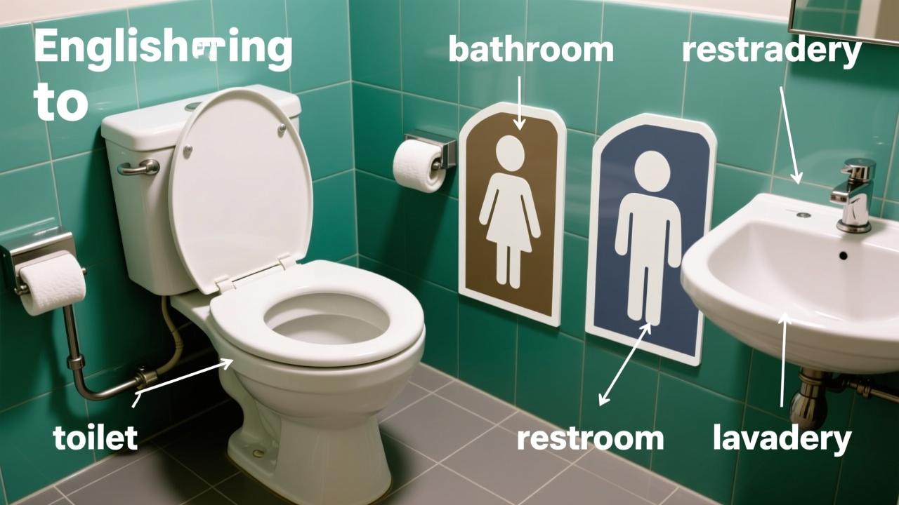 马桶的英语怎么说？toilet、bathroom、restroom、lavatory 全解析，别再用错了！