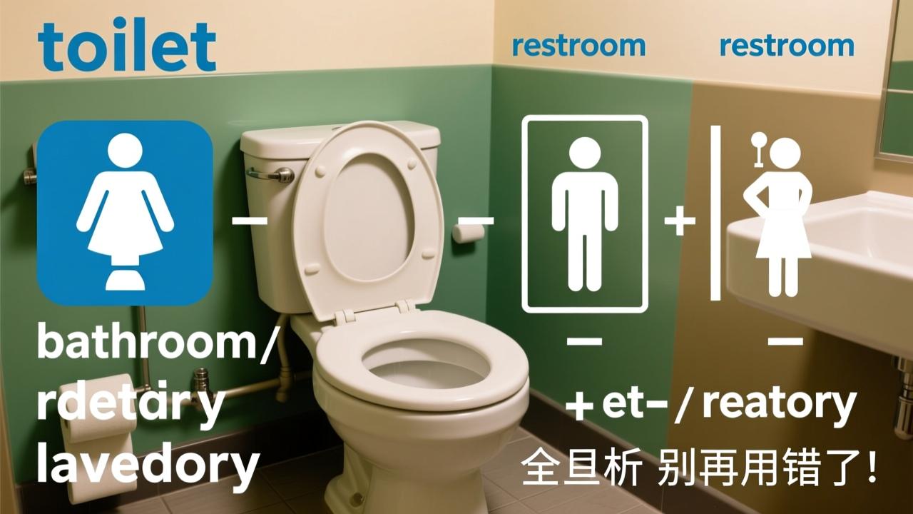 马桶的英语怎么说?toilet、bathroom、restroom、lavatory 全解析,别再用错了! 第2张 马桶的英语怎么说?toilet、bathroom、restroom、lavatory 全解析,别再用错了! 第2张