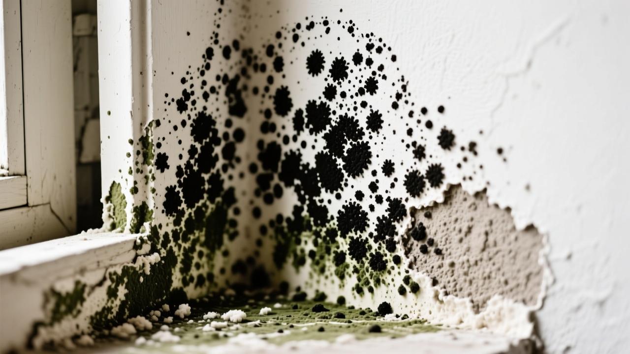 墙壁发霉怎么处理？5步彻底解决潮湿发霉问题，告别黑斑异味