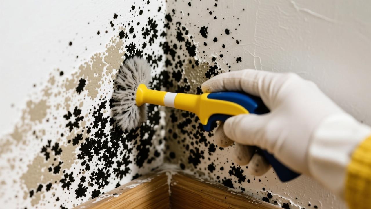 墙壁发霉怎么处理?5步彻底解决潮湿发霉问题,告别黑斑异味 第4张 墙壁发霉怎么处理?5步彻底解决潮湿发霉问题,告别黑斑异味 第4张