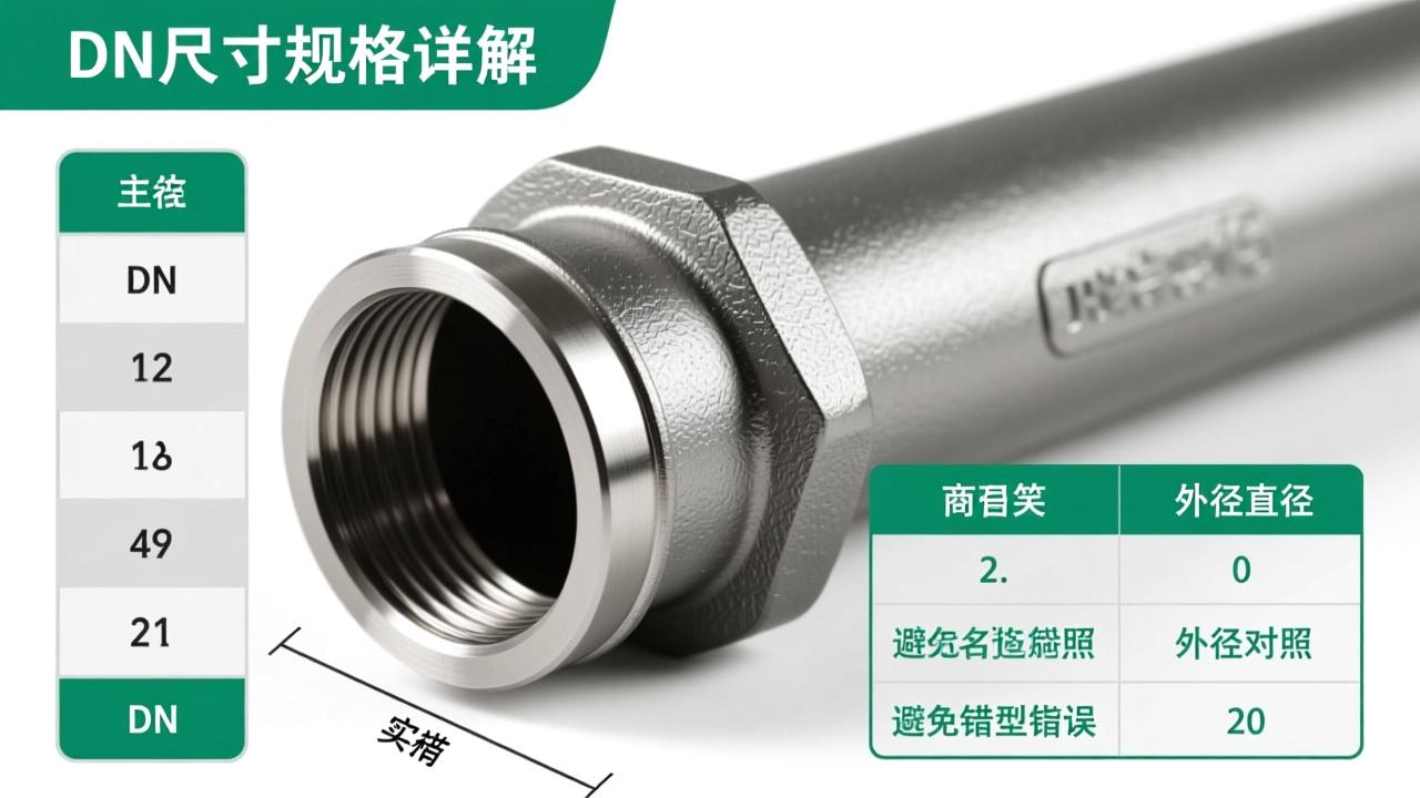 管道尺寸规格表详解:DN公称直径与外径对照,避免选型错误的实用指南