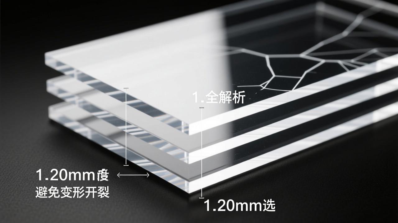 亚克力板厚度怎么选？1-20mm全解析，避免变形开裂的实用指南  第2张