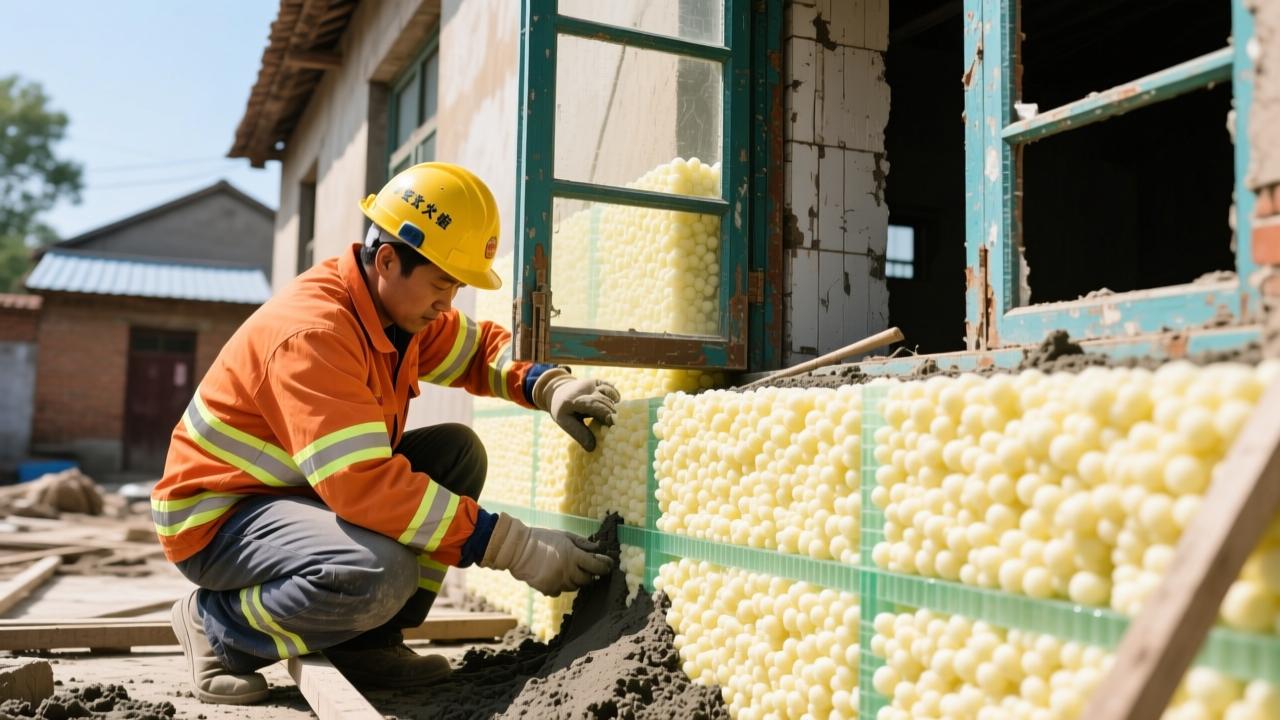 玻化微珠保温砂浆施工全解析：防火节能又耐用，适合老旧改造与夏热冬冷地区  第4张