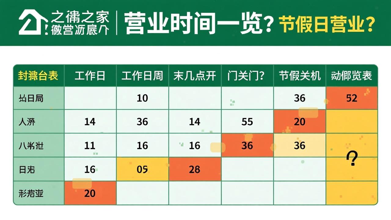 居然之家营业时间一览表:工作日周末几点开门关门?节假日营业吗? 第4张 居然之家营业时间一览表:工作日周末几点开门关门?节假日营业吗? 第4张