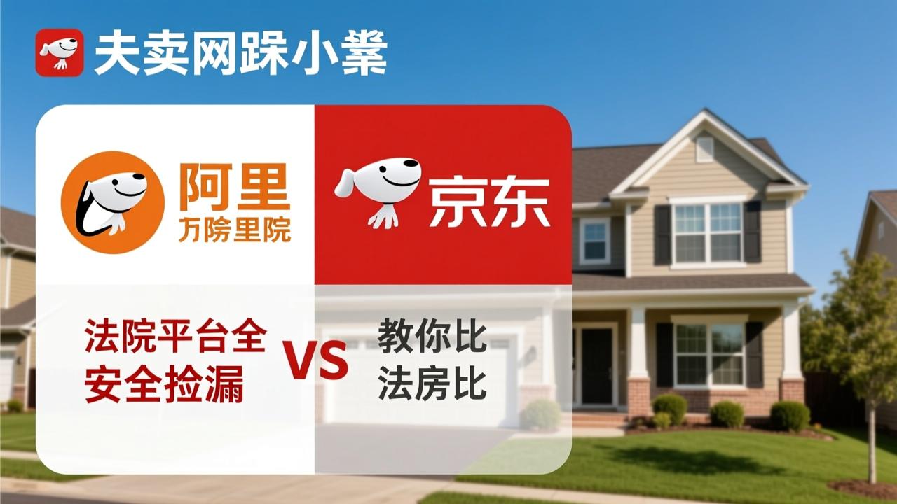 房子拍卖网哪个靠谱？阿里、京东、法院平台全对比，教你安全捡漏法拍房  第3张