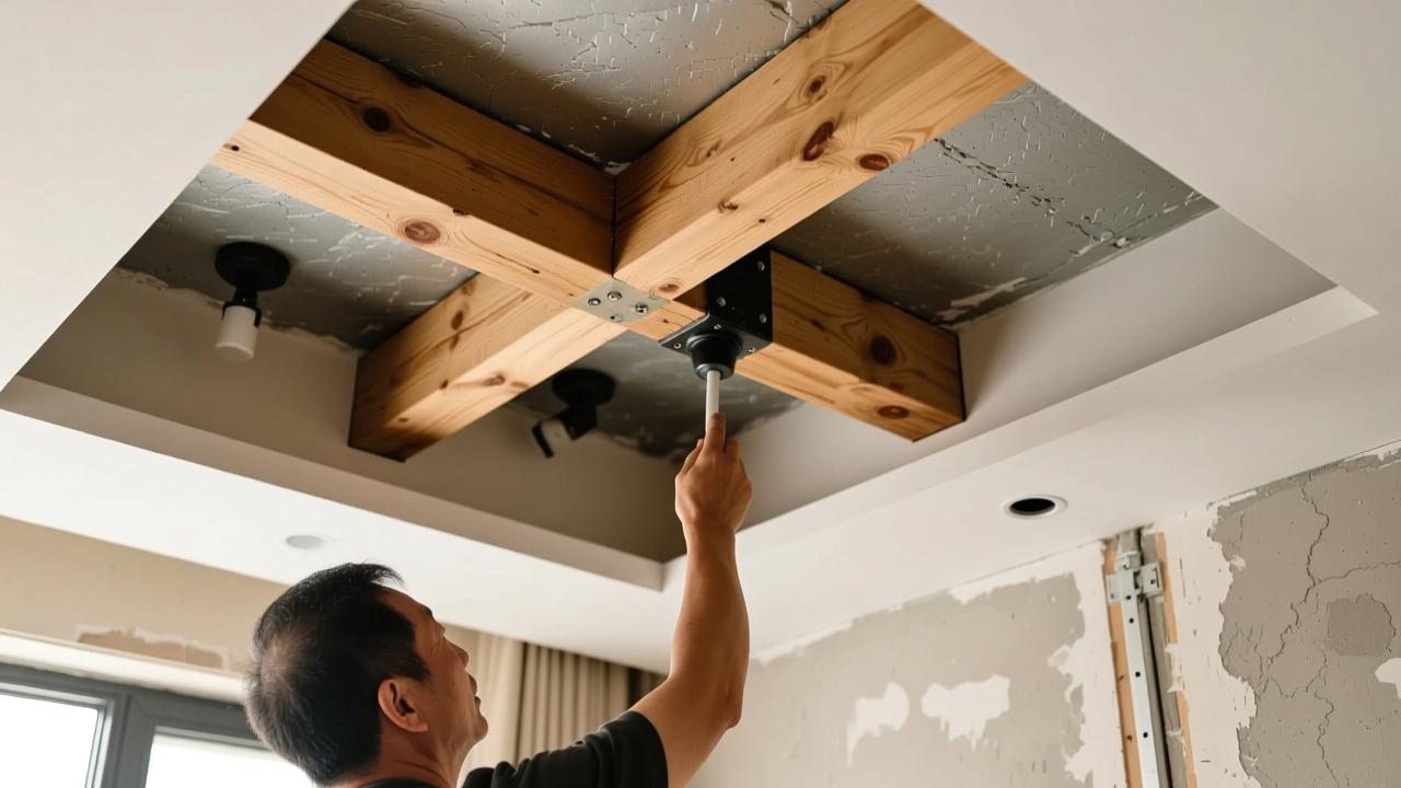 吊顶反支撑是什么？10年装修老师傅揭秘安全背后的隐形脊梁  第3张