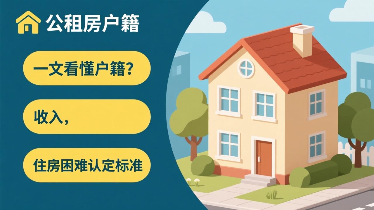申请公租房的条件有哪些？一文看懂户籍、收入、住房困难认定标准  第3张