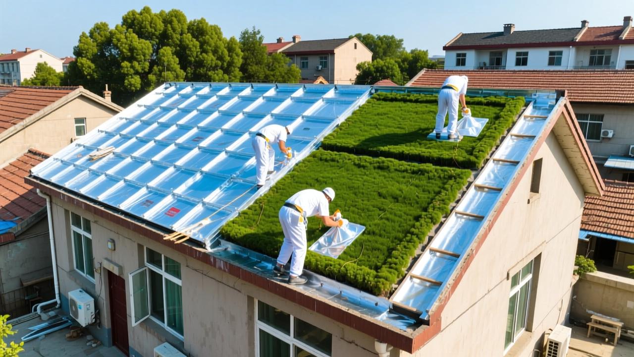 屋顶如何隔热？夏热地区老房平屋顶隔热改造全攻略（反射涂料/绿化屋面/SPF喷涂实测对比）  第2张