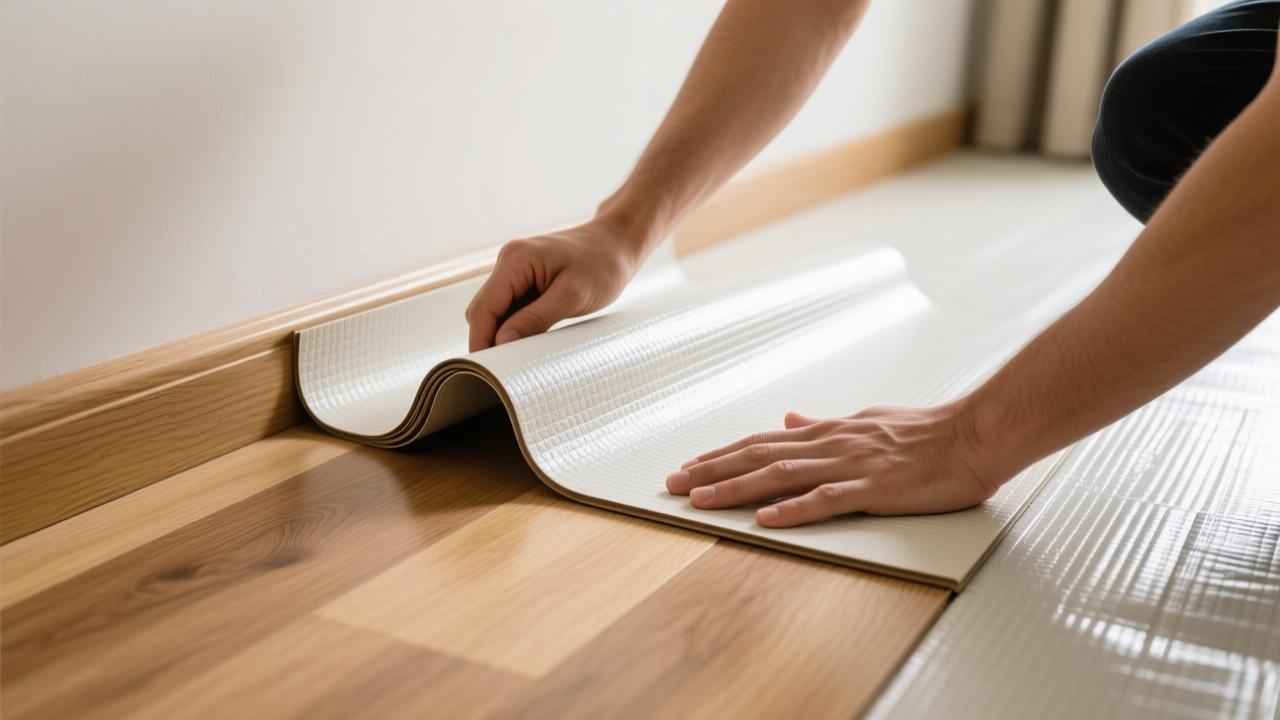 地板革怎么铺不翘边？6步实操法+防翘边关键技术（含自粘/非自粘全场景指南）