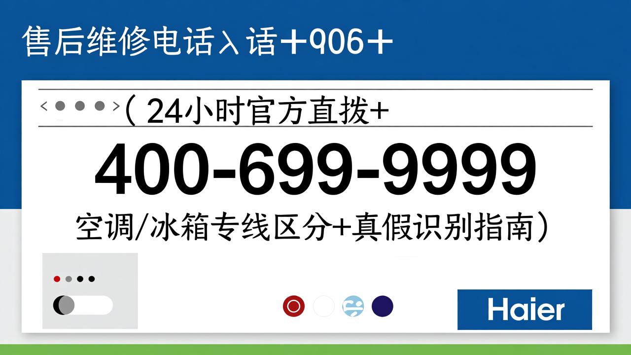 海尔售后维修电话400-699-9999（24小时官方直拨+空调/冰箱专线区分+真假识别指南）  第2张