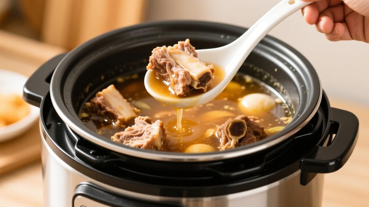 电压力锅炖排骨的正确方法：20次实测总结软烂不柴、汤浓挂勺的黄金参数  第2张