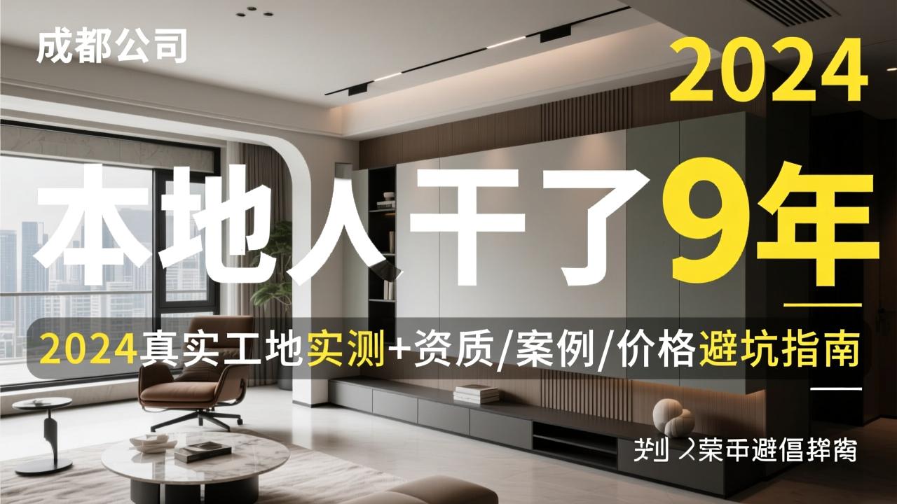 成都装饰公司怎么选？2024真实工地实测+资质/案例/价格避坑指南（本地人干了9年）  第3张