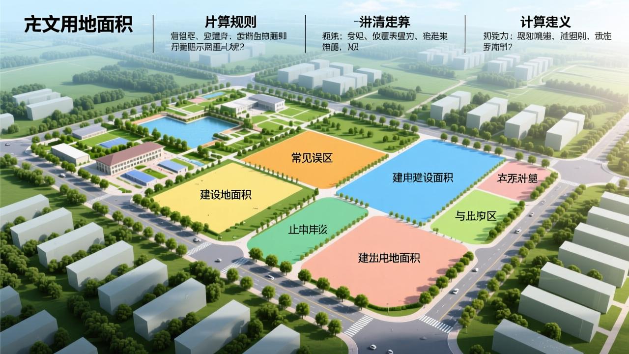 规划用地面积是什么意思？一文讲清定义、计算规则、常见误区及与建设用地面积的区别  第2张
