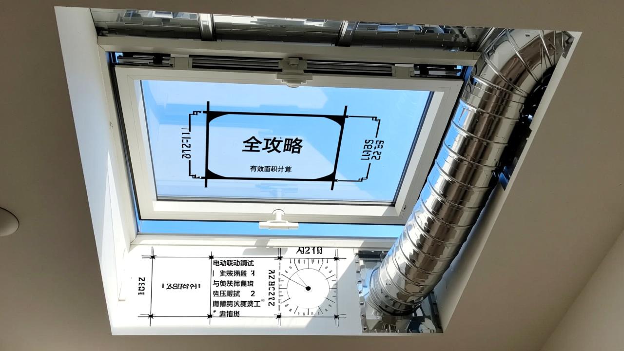 自然排烟窗设计施工全攻略：有效面积计算、电动联动调试与负压失效规避实战指南  第1张