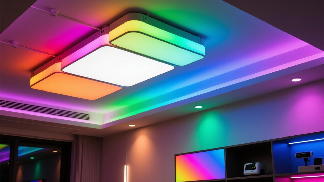五光十色灯具全解析：RGBAW混光原理、隐性安装技巧与智能场景光设计指南