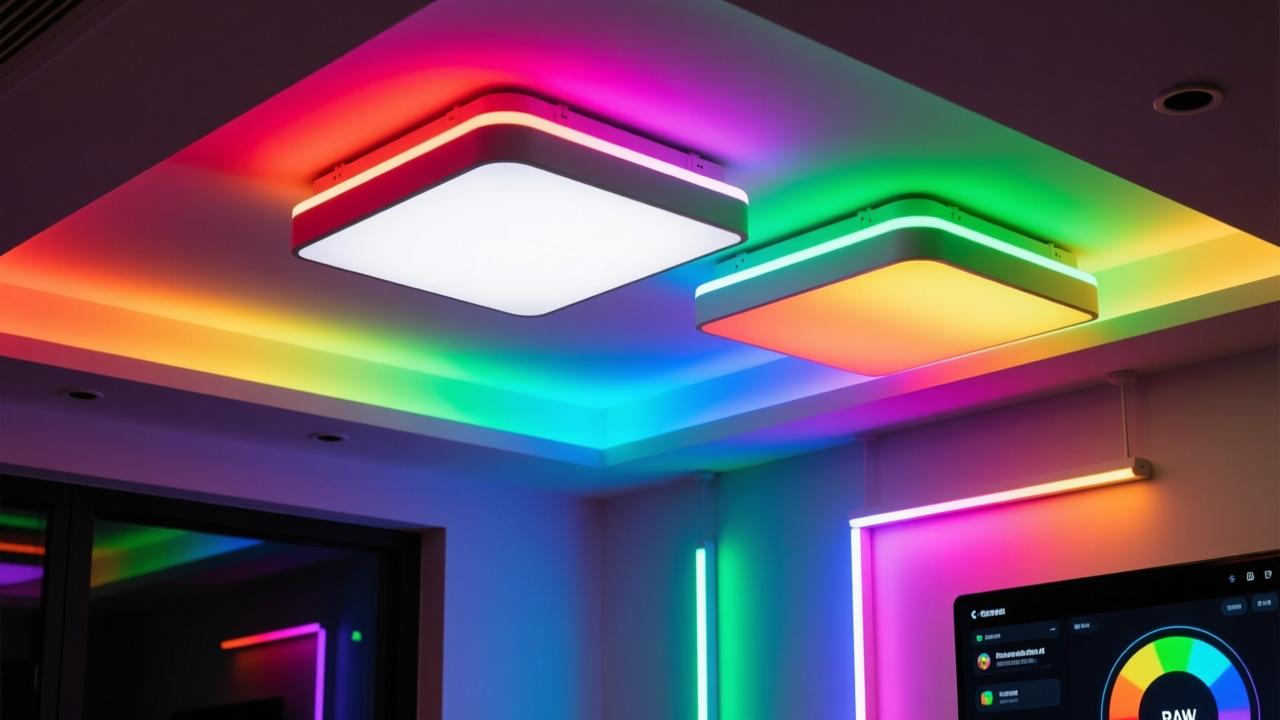 五光十色灯具全解析：RGBAW混光原理、隐性安装技巧与智能场景光设计指南  第3张