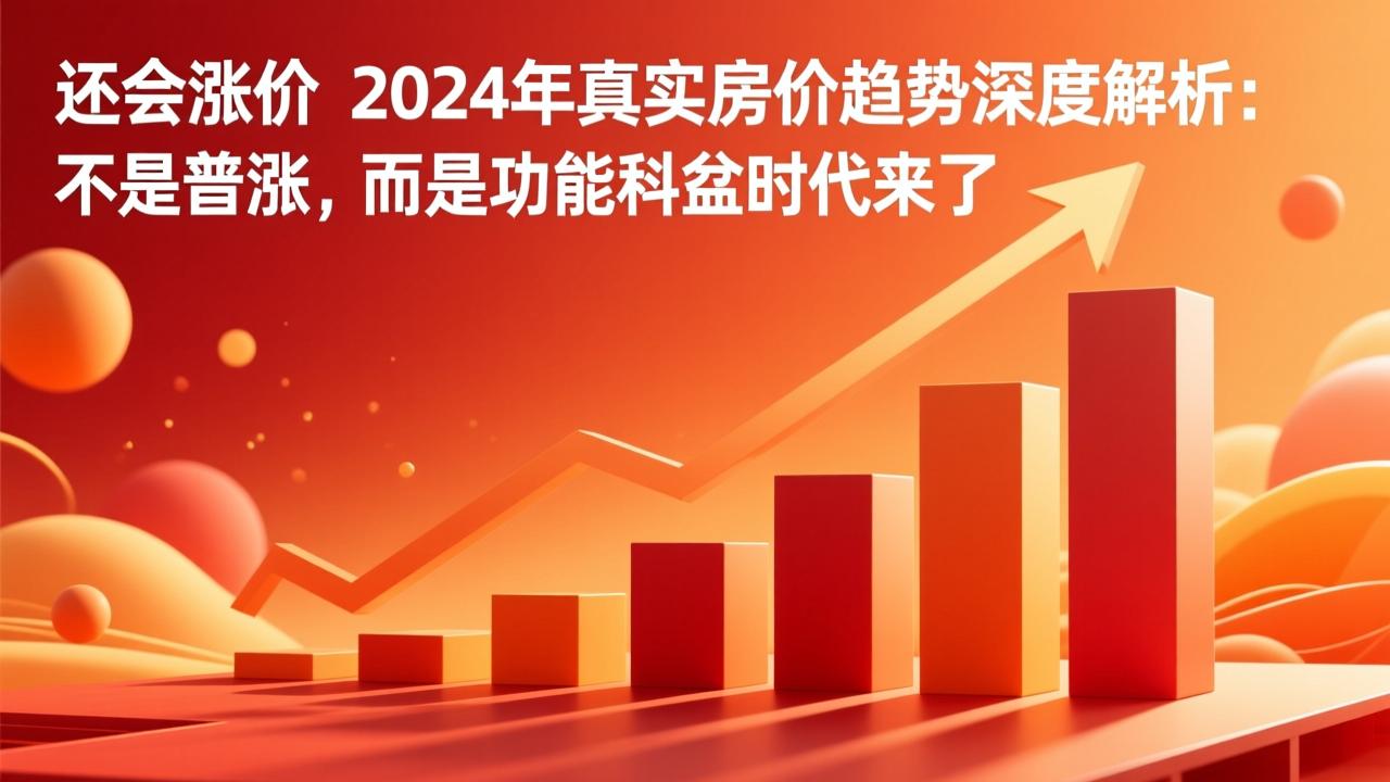 房子还会涨价吗?2024年真实房价趋势深度解析:不是普涨,而是功能溢价时代来了 第2张 房子还会涨价吗?2024年真实房价趋势深度解析:不是普涨,而是功能溢价时代来了 第2张