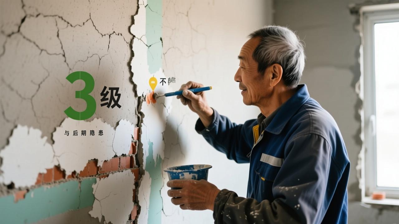 墙面不平怎么处理？老匠人拆解结构性偏差、施工缺陷与后期隐患的3级修复方案