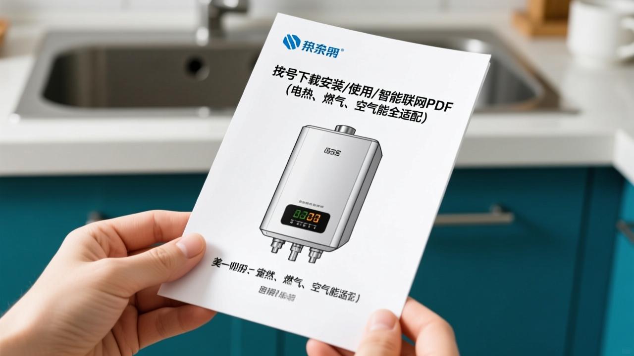 美的热水器说明书怎么找？按型号下载安装/使用/智能联网PDF（电热、燃气、空气能全适配）