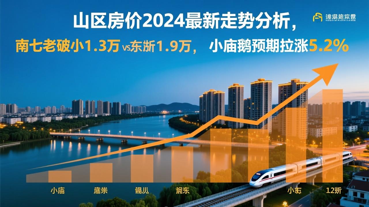合肥蜀山区房价2024最新走势分析：南七老破小1.3万 vs 天鹅湖东次新1.9万，小庙高铁预期拉涨5.2%