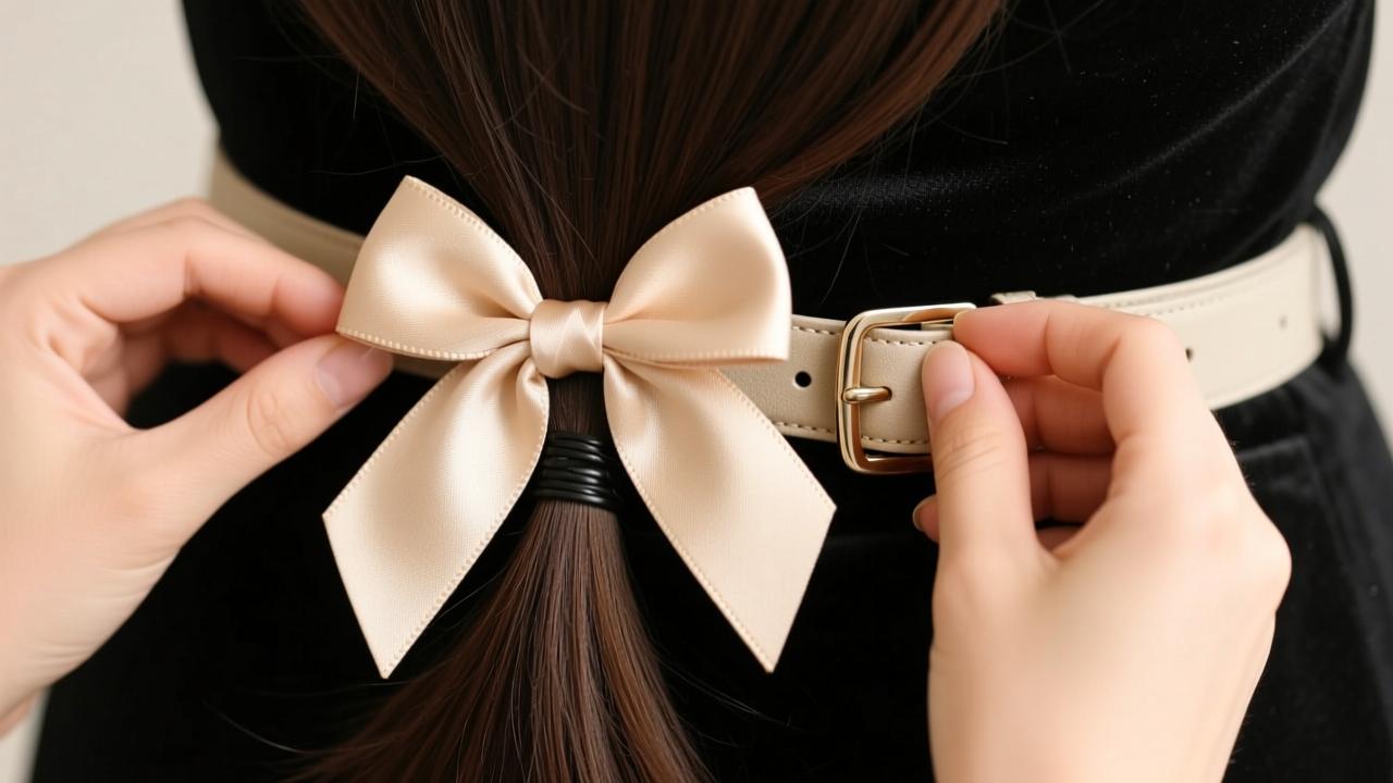 蝴蝶结怎么打好看？3大视觉法则+发饰/礼物/腰带实战技巧（附单手速成法与尾端艺术）  第2张
