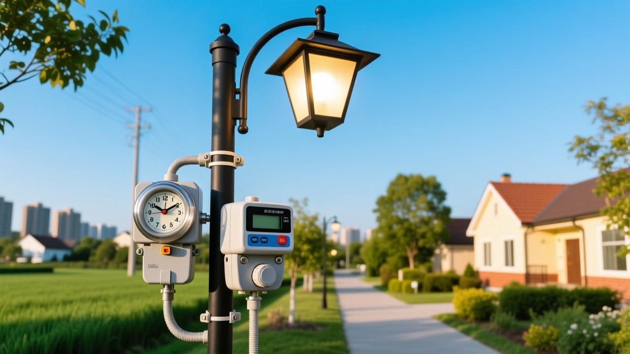 路灯定时器选型与设置全指南：机械/数字/智能型对比、光控时控协同策略及市政园区乡村差异化配置