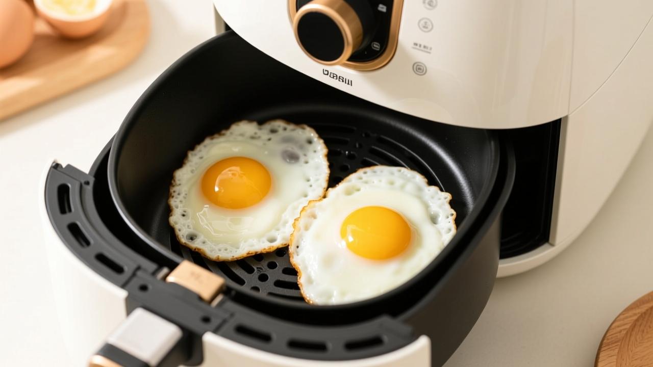 空气炸锅煎蛋全攻略：不糊不散不粘锅的溏心/全熟/双面煎蛋精准做法（含实测参数与配件避坑）
