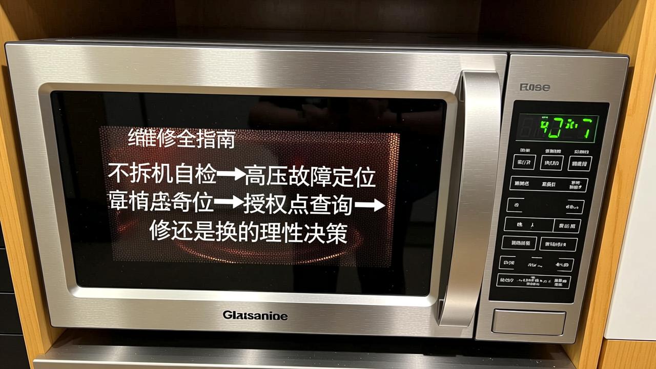 格兰仕微波炉维修全指南:不拆机自检→高压故障定位→授权点查询→修还是换的理性决策 第3张 格兰仕微波炉维修全指南:不拆机自检→高压故障定位→授权点查询→修还是换的理性决策 第3张