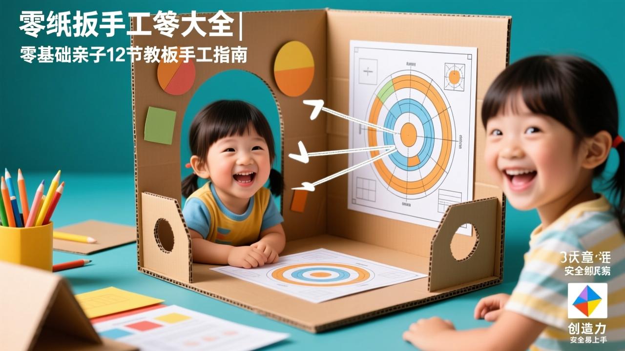 纸板手工制作大全:零基础亲子纸板手工指南|3大章节+12节教案+AR图纸,安全易上手,孩子笑着学会空间思维与创造力 第2张 纸板手工制作大全:零基础亲子纸板手工指南|3大章节+12节教案+AR图纸,安全易上手,孩子笑着学会空间思维与创造力 第2张