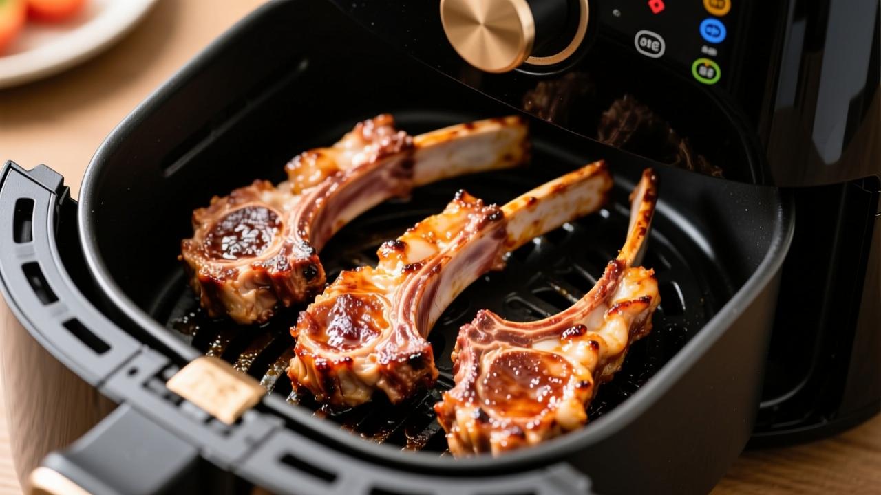 空气炸锅烤羊排终极指南：外焦里嫩不柴不腥的科学做法（含部位选择、腌制公式与精准温控）  第2张