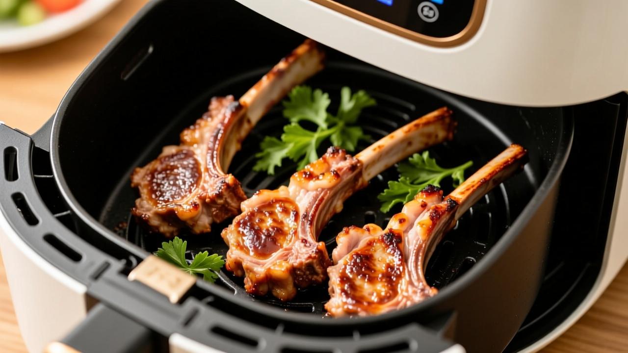 空气炸锅烤羊排终极指南：外焦里嫩不柴不腥的科学做法（含部位选择、腌制公式与精准温控）  第3张