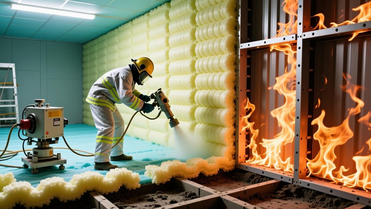 硬泡聚氨酯喷涂施工全流程详解：从基层处理、设备校准到B1级防火与装配式适配