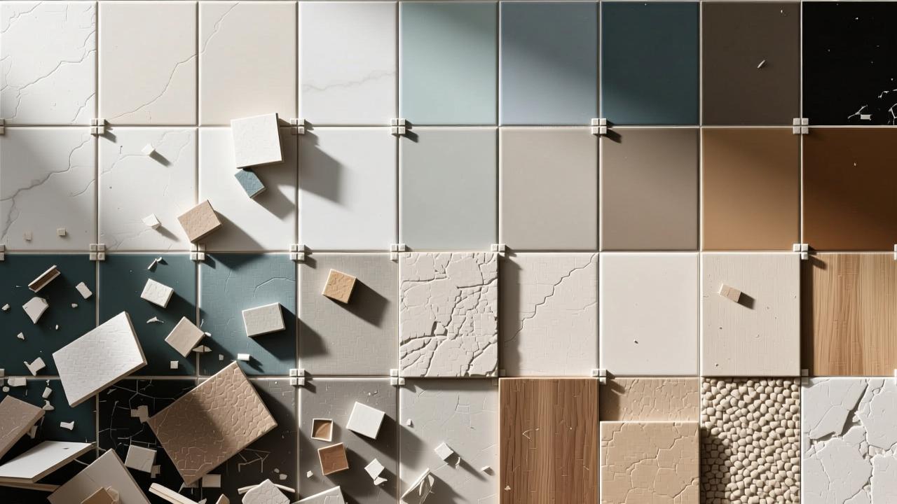 瓷砖颜色大全图片终极指南:冷暖中性色系+材质映射+光影实测,避开屏幕色差与铺贴翻车 第2张 瓷砖颜色大全图片终极指南:冷暖中性色系+材质映射+光影实测,避开屏幕色差与铺贴翻车 第2张