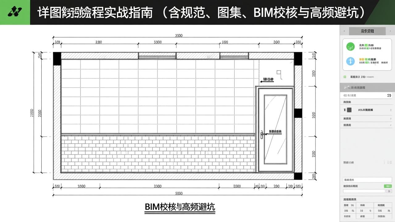墙身大样图详解：从识图到绘图的全流程实战指南（含规范、图集、BIM校核与高频避坑）