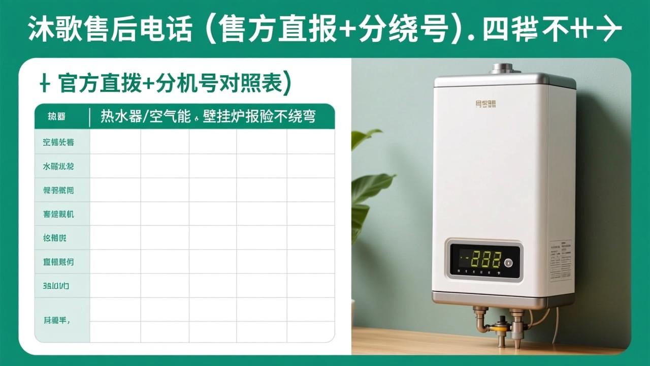 四季沐歌售后电话【官方直拨+分机号对照表】｜热水器/空气能/壁挂炉报修不绕弯