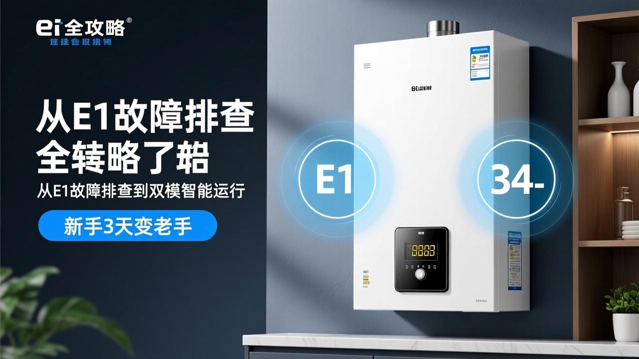 欧能壁挂炉使用全攻略：从E1故障排查到双模智能运行，新手3天变老手  第2张