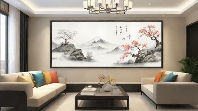 客厅山水画风水布局与搭配技巧,打造和谐家居氛围 第3张 客厅山水画风水布局与搭配技巧,打造和谐家居氛围 第3张