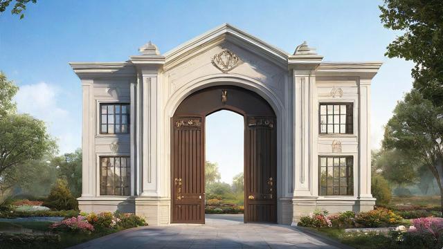 大门效果图设计解析:现代简约与古典欧式风格的完美呈现 第2张 大门效果图设计解析:现代简约与古典欧式风格的完美呈现 第2张